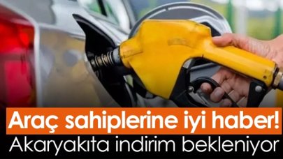 Araç sahiplerine iyi haber! Akaryakıta indirim bekleniyor