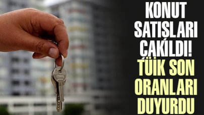 TÜİK açıkladı: Türkiye'de konut satışları çakıldı!