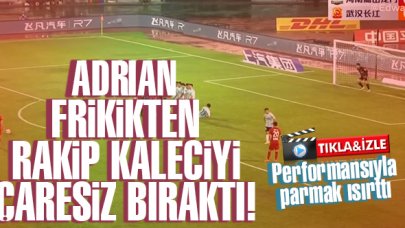 Çin Süper Ligi'nde Adrian Mierzejewski rüzgarı! Kaleciyi çaresiz bıraktı