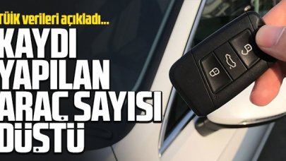 Trafiğe kaydı yapılan taşıt sayısı düştü!