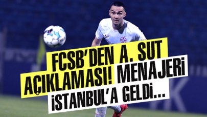 Adrian Şut için FCSB'den açıklama! Menajeri İstanbul'a geldi