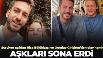 Bir Survivor aşkı daha bitti! Nisa Bölükbaşı ile Ogeday Girişken çifti sosyal medyadaki fotoğraflarını sildiler