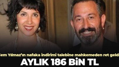 Cem Yılmaz 20 ay evli kaldığı eski eşi Ahu Yağtu'ya aylık 186 bin TL nafaka ödemeye devam edecek