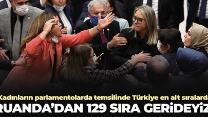 Kadınların parlamentolarda temsil edilme noktasında Türkiye en alt sıralarda!