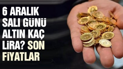 6 Aralık Salı altın fiyatları! Gram ve çeyrek altın kaç lira?