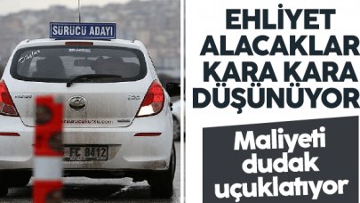 Ehliyet alacakları kara kara düşündüren maliyet! 10 bin liranın üzerine çıktı