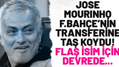 Jose Mourinho'dan Fenerbahçe'nin transferine engel!