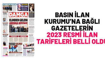 Gazetelerin 2023 yılı resmi ilan tarifesi belli oldu! Karar Resmi Gazete’de yayımlandı