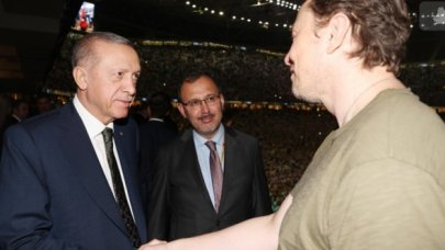 Elon Musk ile Cumhurbaşkanı Erdoğan Dünya Kupası'nda buluştu