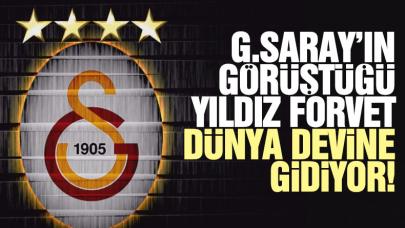 Galatasaray'ın görüştüğü yıldız forvet dünya devine gidiyor!