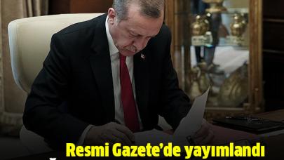 Erdoğan'dan kanun onayı! Resmi Gazete'de yayımlandı