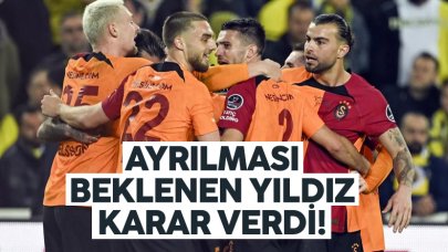 Galatasaray'ın yıldızı kararını verdi! Takımdan ayrılacak mı yoksa kalacak mı?