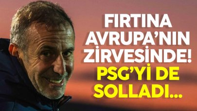 Trabzonspor Avrupa'da zirveye oturdu! PSG'yi de solladı...