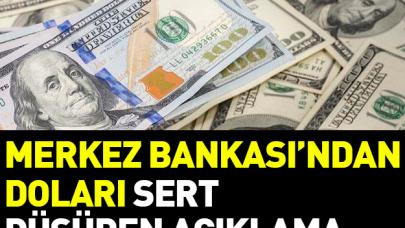 Dolar sert düştü! Merkez Bankası kararını açıkladı