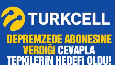 Turkcell'in depremzede vatandaşın faturasını 1 hafta ertelemesine tepki