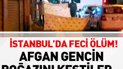 Zeytinburnu'nda çıkan tartışmada Afgan gencin boğazı kesildi!