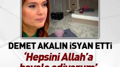 Villasını su basan Demet Akalın çılgına döndü! Allah'a havale ediyorum