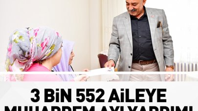 3 bin 552 aileye gıda yardımı