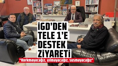 İGD’den 3 gün karartılan Tele1’e destek ziyareti