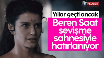 Beren Saat Atiye sevişme sahnesi videosu izle! Ateşli sahne çok konuşuldu