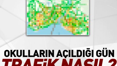 İstanbul yol durumu - Okulların açıldığı gün trafik nasıl?