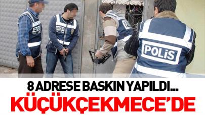 Küçükçekmece'de uyuşturucu operasyonu