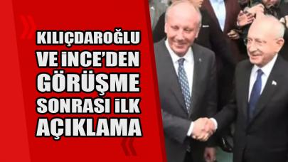 Kemal Kılıçdaroğlu ve Muharrem İnce'den görüşme sonrası ilk açıklama