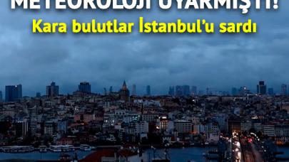 Kestane Karası Fırtınası başladı! İstanbul'un üzerinde kara kara bulutlar dolaşıyor