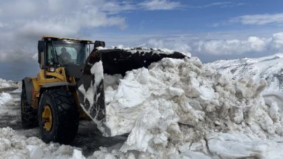 Muş'ta 5 metre karla mücadele