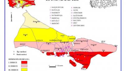 İstanbul'da Fay Hattı Geçen İlçeler