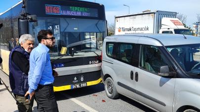 Büyükçekmece’deki kaza, trafiği felç etti!