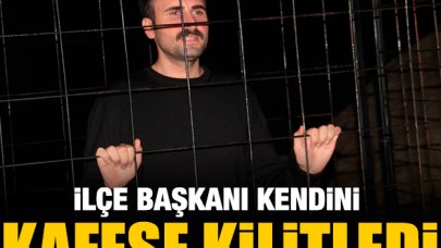 İlçe başkanı kafese girdi