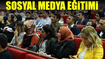 Belediye çalışanlarına sosyal medya eğitimi