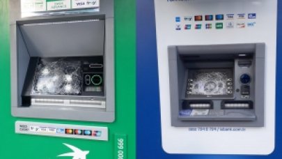 Kavacık’ta ATM'lere saldırı! Çekiçle tek tek parçaladı