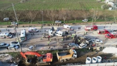 4 kişinin ölümüne neden olan TIR'ın kaza öncesi trafikteki görüntüleri ortaya çıktı