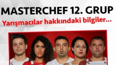 Masterchef Türkiye 2. sezon 12. grup yarışmacı adayları