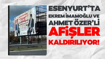 Ahmet Özer'in reklam afişleri panolardan kaldırılıyor!