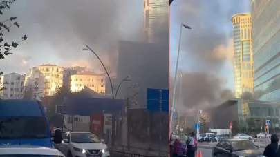 İstanbul Levent’teki AVM’de yangın çıktı!