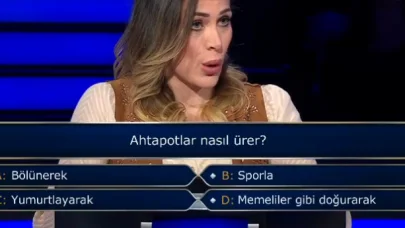 Ahtapotlar Nasıl Ürer? Kim Milyoner Olmak İster? Yarışmasında Zorlu Soru