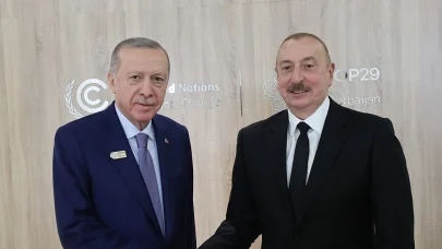 Cumhurbaşkanı Erdoğan ile İlham Aliyev Bakü'de buluştu