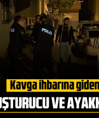 İhbara giden polise uyuşturucu madde ve ayakkabı atıldı