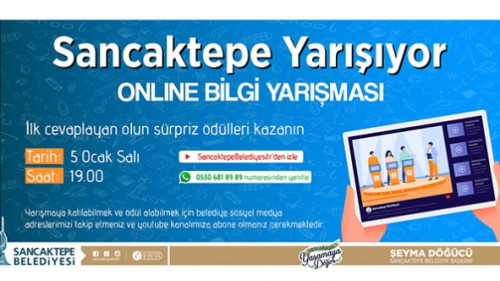 Sancaktepe Belediyesi’nden ödüllü online bilgi yarışması