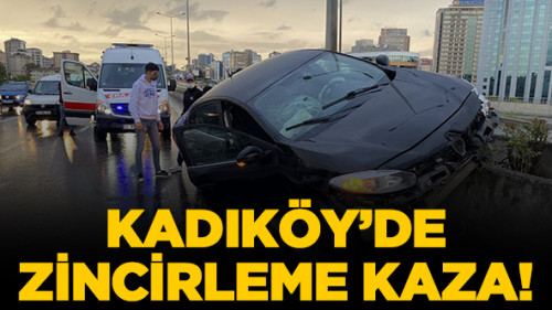 Kadıköy'de zincirleme kaza: 4 yaralı