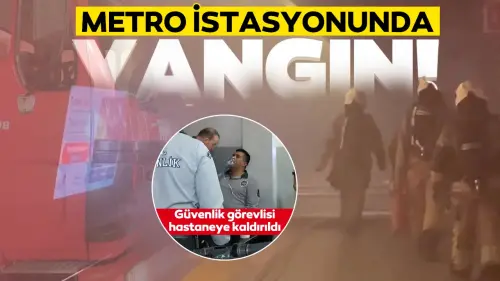 Şişli'deki metro istasyonunda yükselen duman, 1 kişiyi hastanelik etti