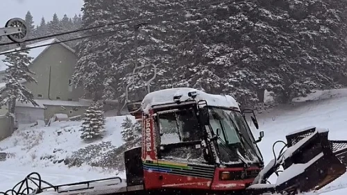 Uludağ'da kar kalınlığı 40 cm'e ulaştı