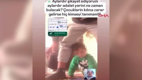 Çocuklarının boğazına bıçak dayayan baba, eşini görüntülü arayarak tehdit etti!