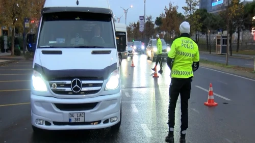 Ara tatil sonrası okul servisleri sıkı denetime alındı