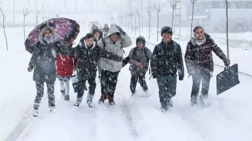 Yoğun Kar Yağışı Bitlis ve Muş’ta Eğitime Engel Oldu! Okullar Yarım Gün Tatil Edildi!