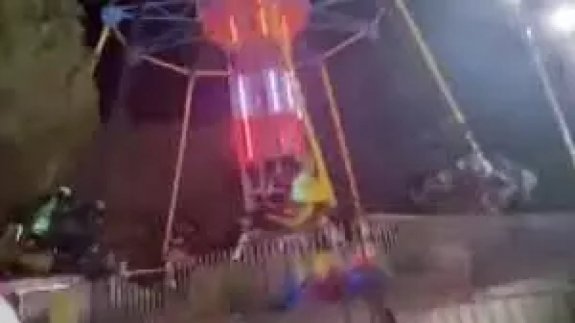 Lunapark'da dehşete düşüren o anlar