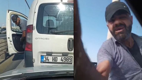 Trafik magandaları yine sahnede! Ailenin korku dolu anları